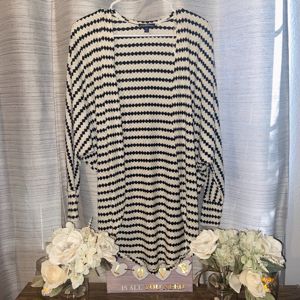 Black and white pattern cardigan🖤